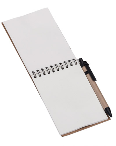 Bloco com Caneta Ecológica para Brinde