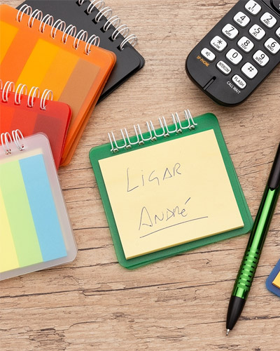 Bloco de Anotações com Autoadesivos Personalizado 