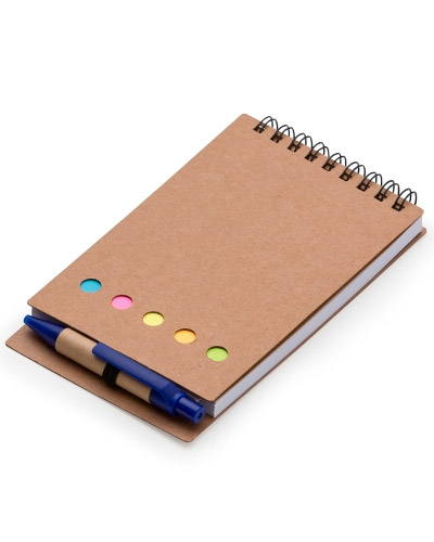 Bloco de Anotações com Post it e Caneta