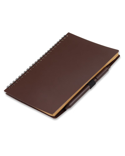 Caderno A5 personalizado com logo