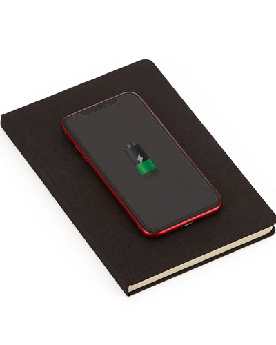 Caderno com Carregador Power Bank Personalizado