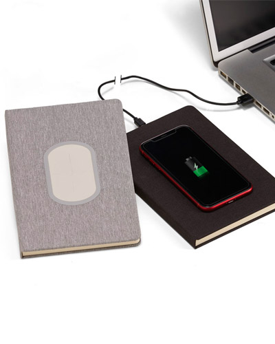 Caderno com Carregador Power Bank Personalizado