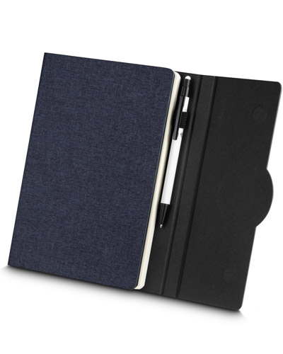 Caderno de Anotacoes em Tecido Personalizado