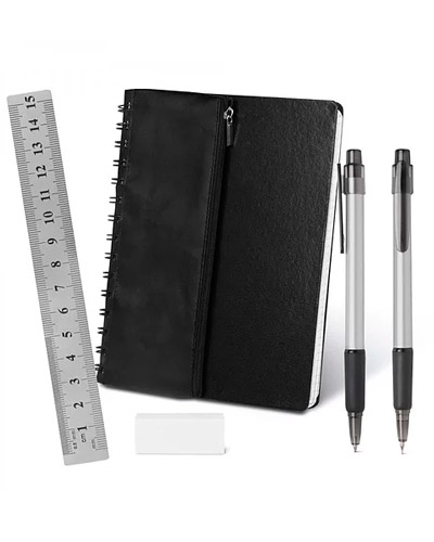 Caderno e Caneta Personalizada