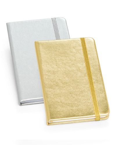 Caderno Moleskine Capa Metalizada para Brindes