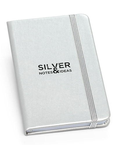 Caderno Moleskine Capa Metalizada para Brindes