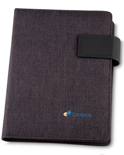 Capa para Caderno com Powerbank Personalizada