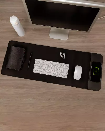 Desk Pad com carregador Wireless Personalizado